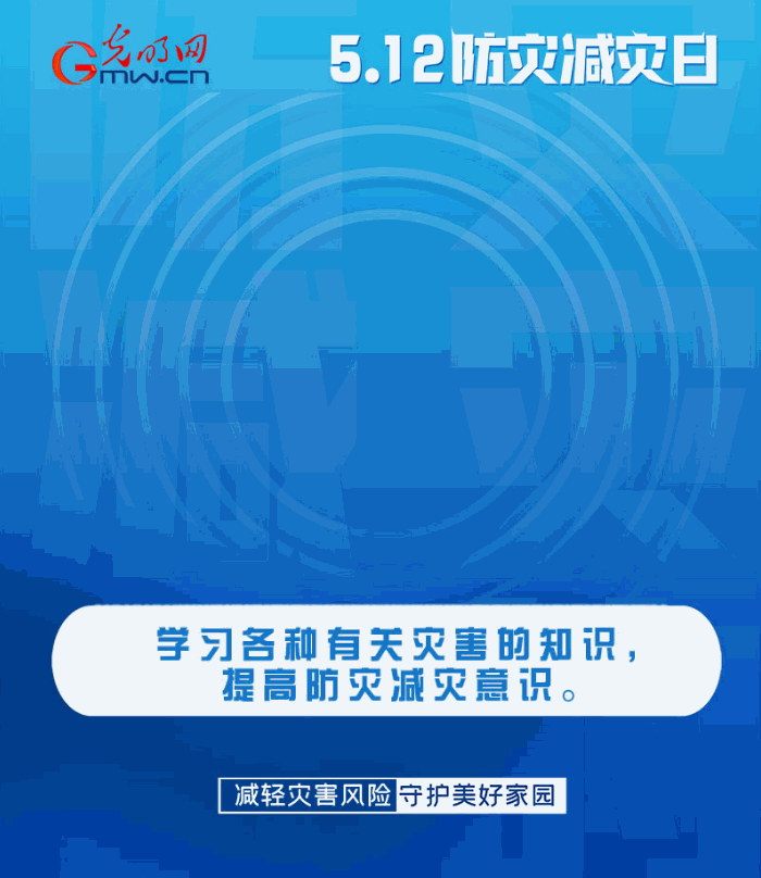 【動態(tài)海報(bào)】減輕災(zāi)害風(fēng)險(xiǎn)，從這10個(gè)字開始