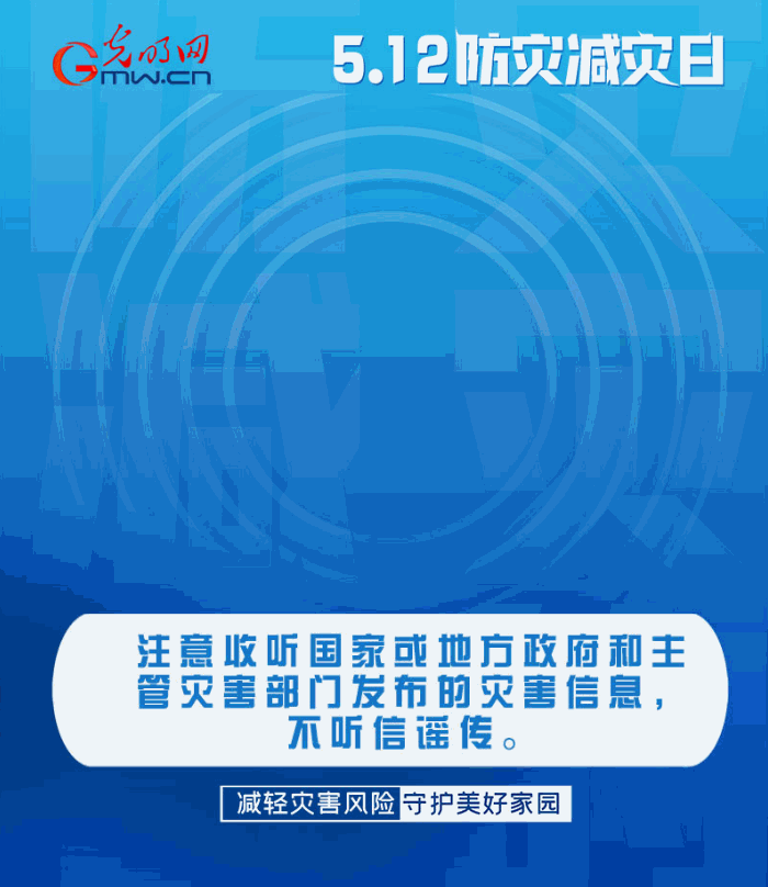 【動態(tài)海報(bào)】減輕災(zāi)害風(fēng)險(xiǎn)，從這10個(gè)字開始