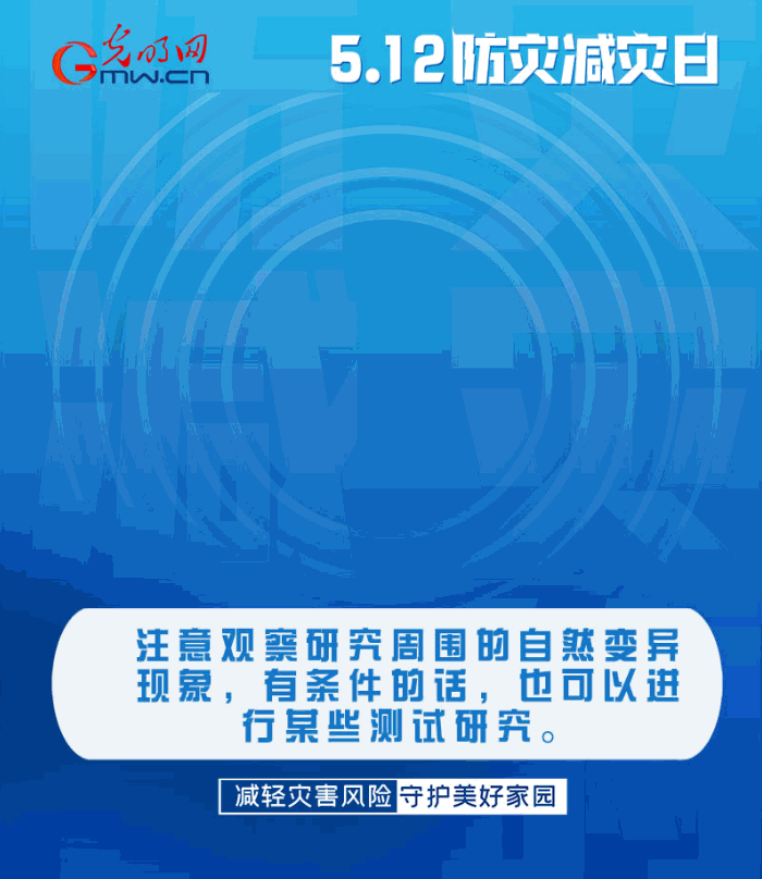 【動態(tài)海報(bào)】減輕災(zāi)害風(fēng)險(xiǎn)，從這10個(gè)字開始