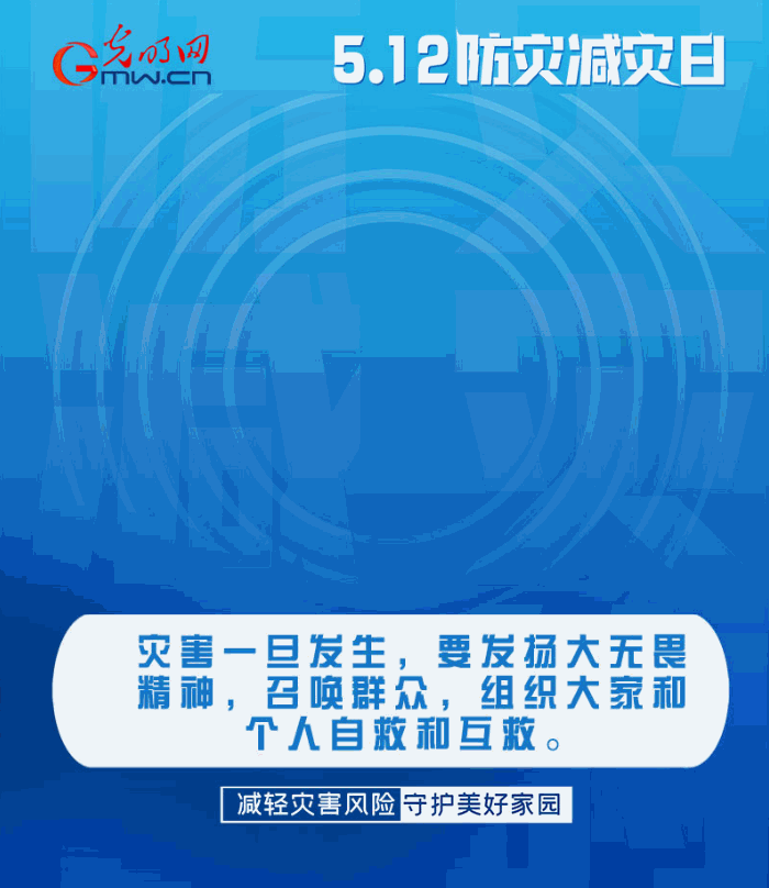 【動態(tài)海報(bào)】減輕災(zāi)害風(fēng)險(xiǎn)，從這10個(gè)字開始