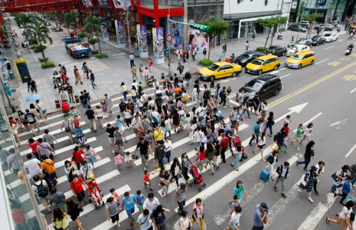 圖為信義商圈。圖片來源：臺灣“中時新聞網”。