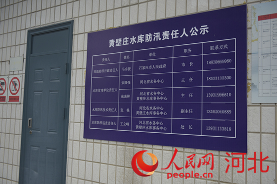 防汛責任人公示牌。人民網祝龍超攝