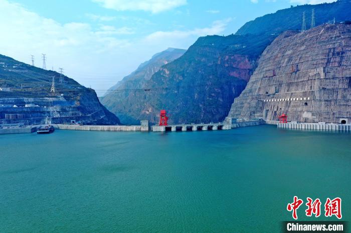 圖為白鶴灘水電站。　水電四局供圖