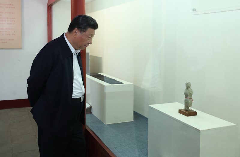 2021年5月12日，習近平總書記在南陽市考察東漢醫學家張仲景的墓祠紀念地醫圣祠。